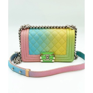 CHANEL​ BOY8" RAINBOW​ กระเป๋าชาแนลแท้มือสอง