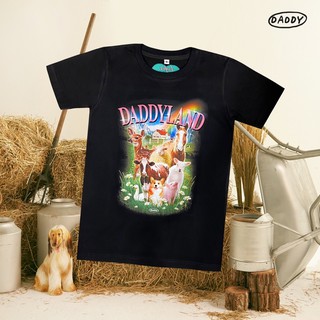 DADDY | Land T-Shirt เสื้อยืดสกรีนลาย น้องกวางสุดน่ารัก สีดำ