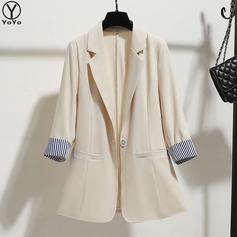 YOYO เสื้อคลุมเบลเซอร์สูทเกาหลี แจ็คเก็ต New Fashion women's รุ่น2733