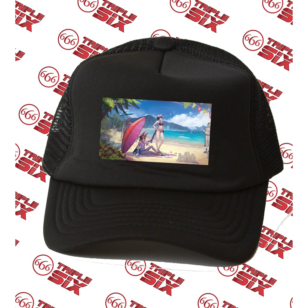 Arknights Summer Amiya Chen Ifrit Trucker Hat