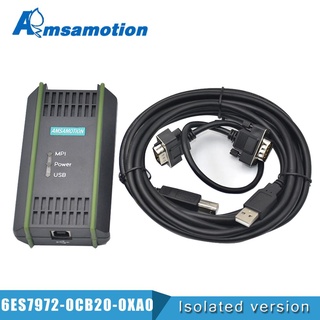 Yy อะแดปเตอร์สายเคเบิลโปรแกรมมิ่ง USB PC แบบเปลี่ยน สําหรับ Siemens S7-200 300 400 PLC RS485 Profibus MPI PPI 6ES7972-0CB20-0XA0