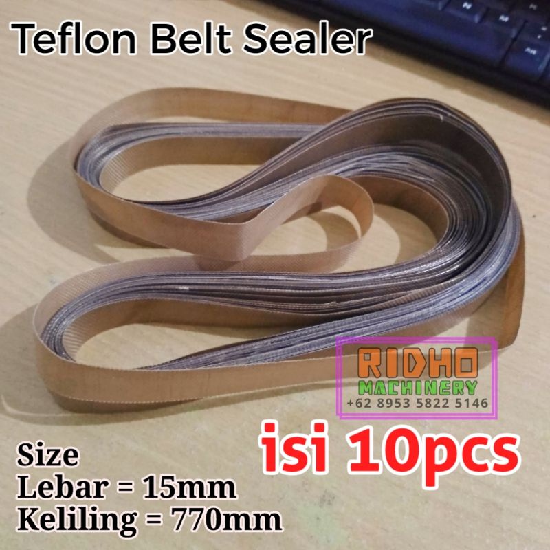MESIN เข็มขัดเทฟลอนซีล Be;t 770 X 15 เครื่องเทปซีลวงต่อเนื่อง FRB 770 Series