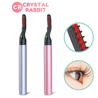 CRYSTAL RABBIT เครื่องดัดขนตาไฟฟ้า ที่ดัดขนตาไฟฟ้า Electric Eyelash Curler Styler แบบชาร์จ USB ลิฟติ้งขนตา ดัดขนตา