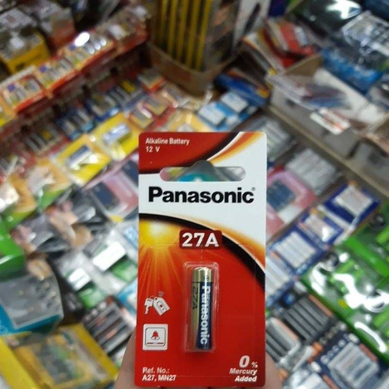 ถ่าน 27A Panasonic, Philips, Toshiba 12V จำนวน 1ก้อน ของใหม่ ของแท้