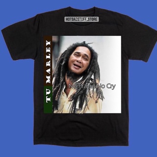 เสื้อยืด TU MARLEY NO PRAYUT NO CRY เสื้อล้อเลียนการเมือง ลุงตู่ ลุงข้างบ้าน ล้อการเมือง reggae style