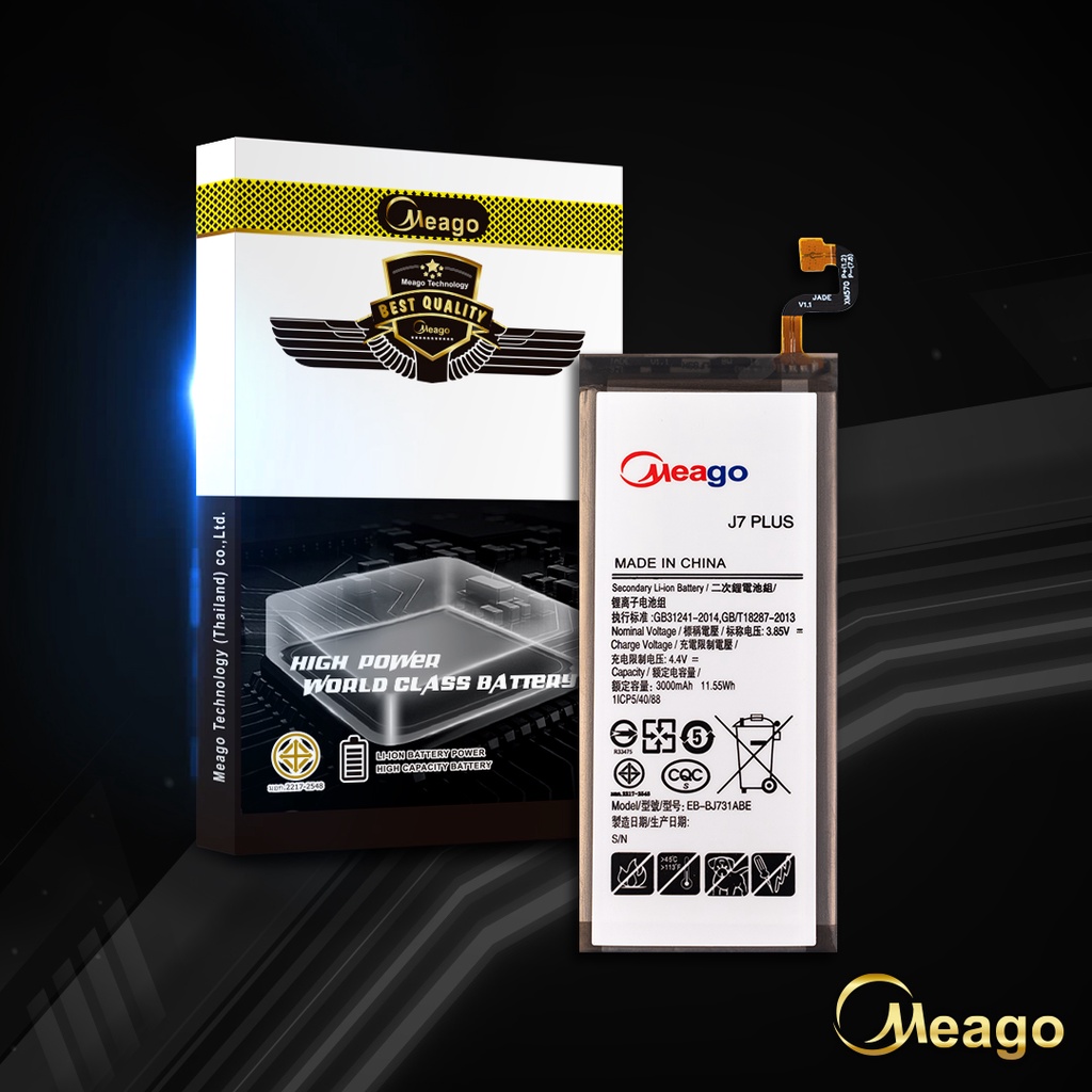 hotประกัน1ปี แบตเตอรี่ Samsung J7 Plus / Galaxy J7plus / C710 / J731 / EB-BJ731ABE แบตเตอรี่โทรศัพท์