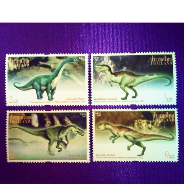 แสตมป์ ชุดไดโนเสาร์ในประเทศไทย รหัส (C143)