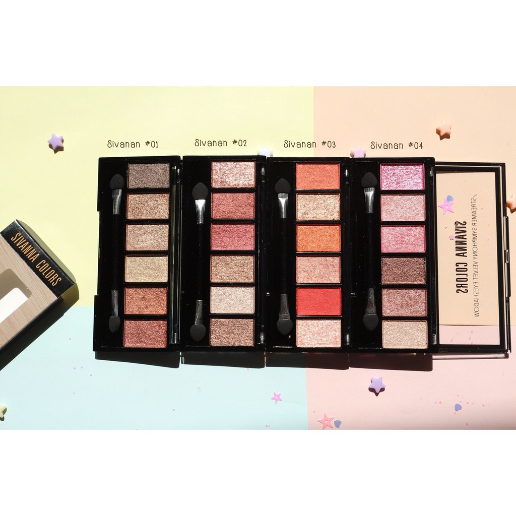 แท้ sivanan eyeshadow อายแชโดว์เนื้อดินน้ำมัน