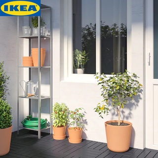 IKEA HYLLIS ฮึลลิส ชั้นวางของ, ใน/นอกอาคาร ขนาด 40x27x183 ซม.วัสดุโลหะคงทนแข็งแรง