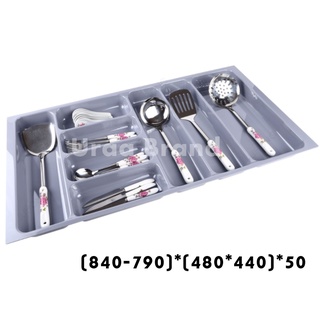 3 ขนาด (พร้อมส่ง) ถาดวางช้อน ถาดวางช้อนส้อม รุ่น ถาดใส่ช้อนส้อม รุ่น Spoon Kitchen Cabinet Cutlery Tray