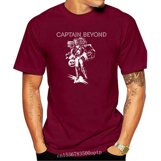 #เสื้อเมนเชิ้ตเสื้อยืด พิมพ์ลาย Captain Beyond British Rock Band Legend ไซซ์ S - 2Xl สําหรับผู้ชาย#เสื้อยืดแฟชั่นหน้าร้อ