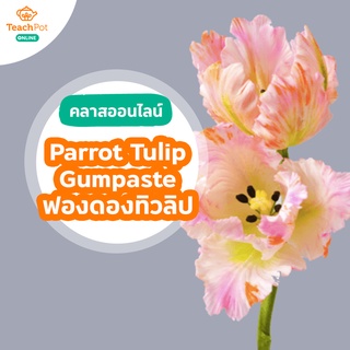 คลาส Parrot Tulip Gumpaste - สอนทำฟองดองทิวลิป สำหรับใช้ตกแต่งเค้ก