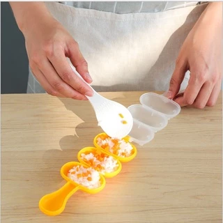 แม่พิมพ์ข้าวปั้นข้าวปั้นซูชิ DIY สำหรับเด็ก พิมพ์ทำข้าวปั้นรูปก้อนกลม