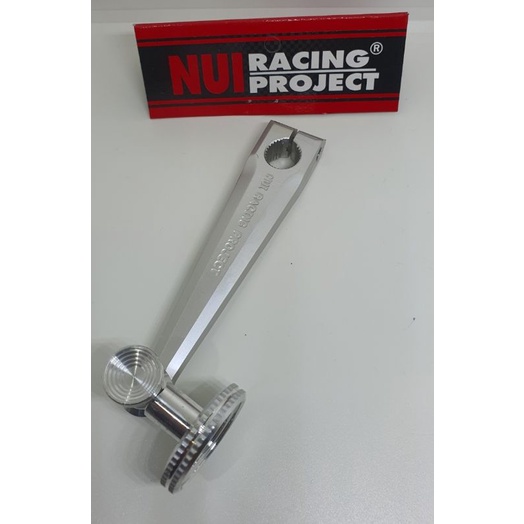 มือลิงขาตรง CNC มือลิงเบรคหลัง หนุ่ย Nui Racing อลูมิเนียม