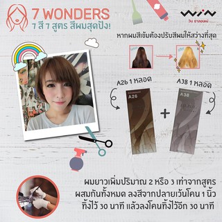 Set เบอรีน่า 7 Wonders (A26/A38) เทรนด์สีผม สุดฮิต 2019 ม่วงพาสเทล เทาหม่น