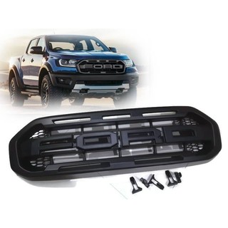 หน้ากระ จัง Ford Ranger xlt 2018 ถึงปัจจุบัน ทรง Raptor สีดำ