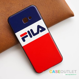 เคส J4 plus แข็ง ขอบยาง สกรีนลายนูน Fila