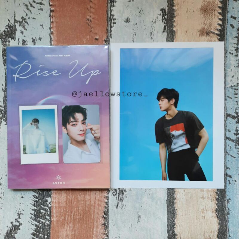 Astro RISE UP PC อัลบั้ม EUNWOO ลาย SANHA CLEAR FILE EUNWOO