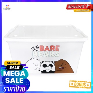 กล่องเก็บของ ฝาล็อค STACKO WE BARE BEARS M100 72.5x50.2x40.5 ซม.STORAGE BOX STACKO WE BARE BEARS M100 72.5X50.2X40.5CM