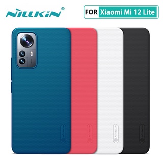 เคส Xiaomi Mi 12 Lite Nillkin Frosted Shield พีซีฮาร์ดปกหลังเคสสำหรับ XiaoMi Mi12 12X 12S Pro