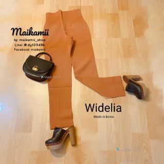 กางเกงขายาว สีอิฐ  งานป้ายwidelia​ 🔥M🔥