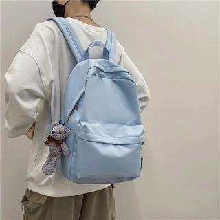 School Backpack Prettyzys 2022 Korean ulzzang 14inch inch For Men's And Women's College Students