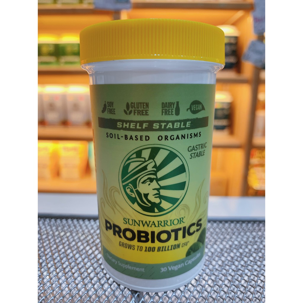 Sunwarrior Probiotics 30 Vegan Capsules วีแกน โปรไบโอติค ขนาด30 แคปซูล