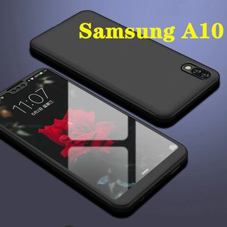 Case Samsung Galaxy A10 เคสซัมซุง เคสประกบหน้าหลัง แถมฟิล์มกระจก1ชิ้น เคสแข็ง เคสประกบ 360 องศา สวยและบางมาก พร้อมส่ง