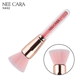 Nee Cara Pink Crystal Brush #N832 : Neecara แปรงแต่งหน้า พิงค์คริสตัล   svl