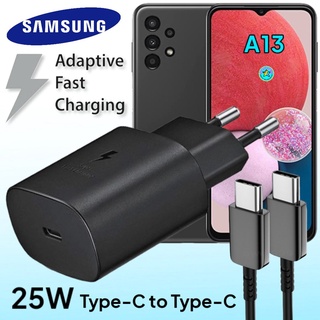 ที่ชาร์จ Samsung Galaxy A13 25W Usb-C to Type-C ซัมซุง หัวชาร์จ(EU) สายชาร์จ 2เมตร Fast Charge ชาร์จด่วน แท้