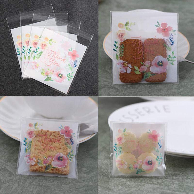 ถุงใส่ขนมคุกกี้ บิสกิต มีกาวในตัว ลาย Thank You สําหรับงานแต่งงาน งานเลี้ยงวันเกิด 100 ชิ้น ต่อชุด - รูปที่ 4