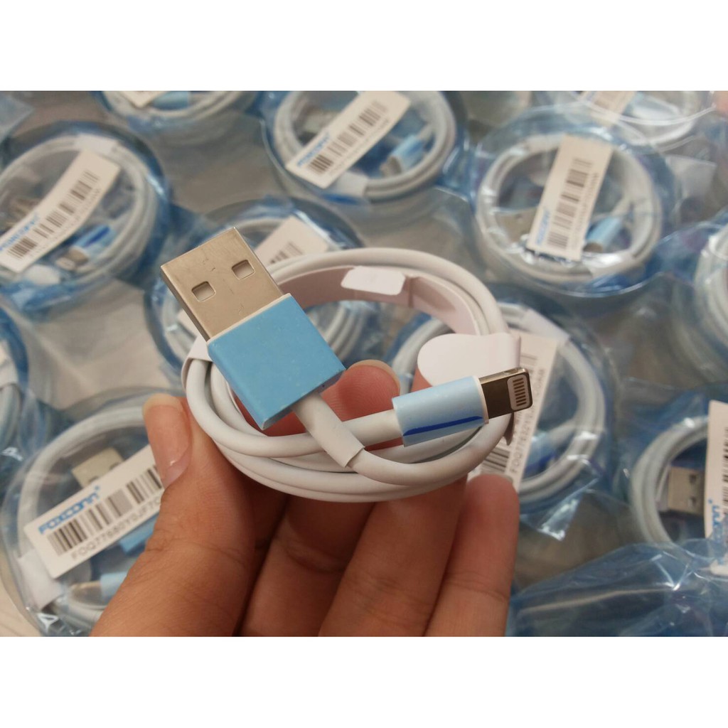 สายชาร์จไอโฟนแท้ Foxconnแท้ จากโรงงานFoxconn Lightning To USB Cable สายชาร์จไอโฟน สายชาร์จของแท้