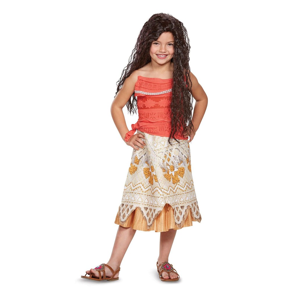 ชุดแฟนซีเด็กหญิง Disney Princess Moana Classic Costume ไซส์ M(6-8 ปี) จากอเมริกา