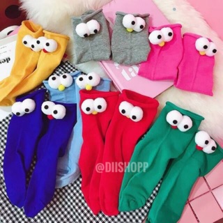 ❤️❤️ลด พร้อมส่ง❤️❤️ ถุงเท้า เอลโม่ elmo น่ารักมาก