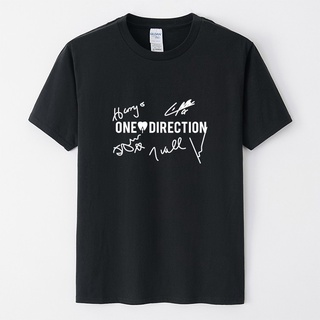 เสื้อยืดคอกลมGildan เสื้อยืดลําลอง แขนสั้น พิมพ์ลาย One Direction แฟชั่นฤดูร้อน สําหรับผู้ชาย XQผ้าฝ้ายแท้