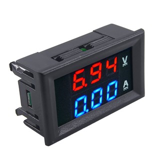 DC 100V 10A  มาตราวัด โวลต์มิเตอร์ Voltmeter Ammeter  เครื่องวัดโวลต์มิเตอร์ดิจิตอล