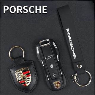 For Porsche Keychain Macan Cayenne Cayman taycan 718 Boxster 911 Panamera Silicone Keychain