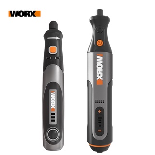 Worx เครื่องเจียรโรตารี่ไร้สาย 4V 8V WX106 WX750 ความเร็วหลายระดับ พร้อม ACC