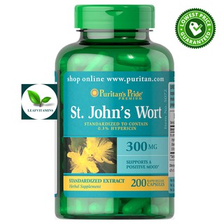 Puritans pride St. Johns Wort Standardized Extract 300 mg 200 Capsules