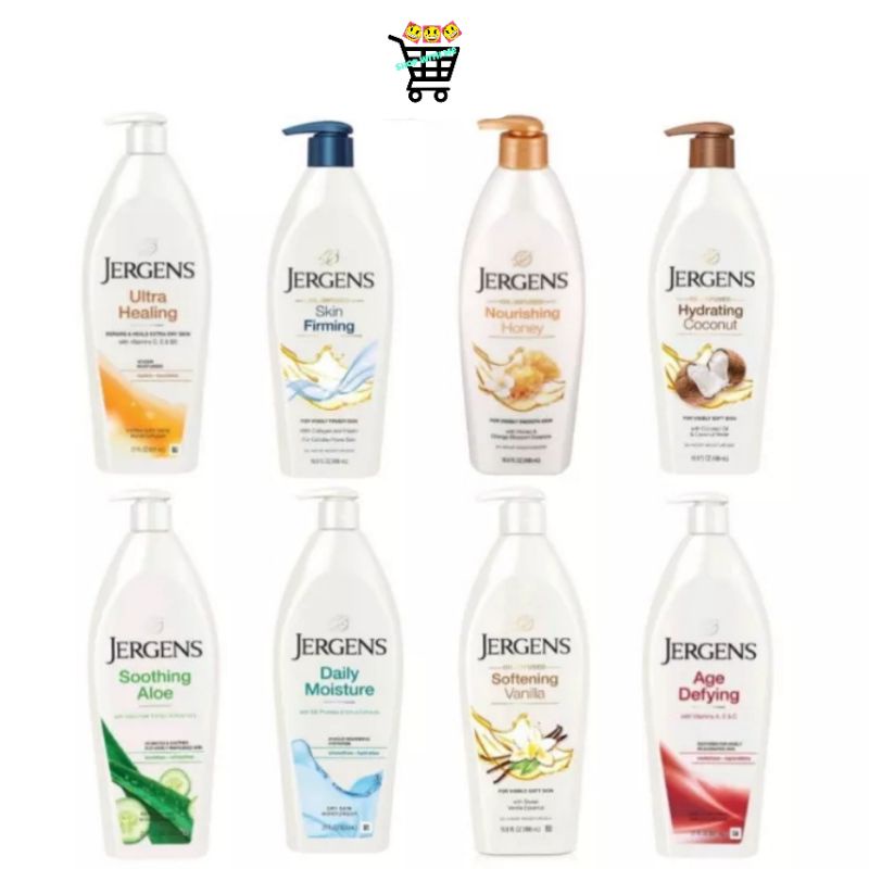 บอดี้โลชั่น Jergens Moisturiser Lotion เจอร์เกนส์ โลชั่น body lotion 400-621 มล.