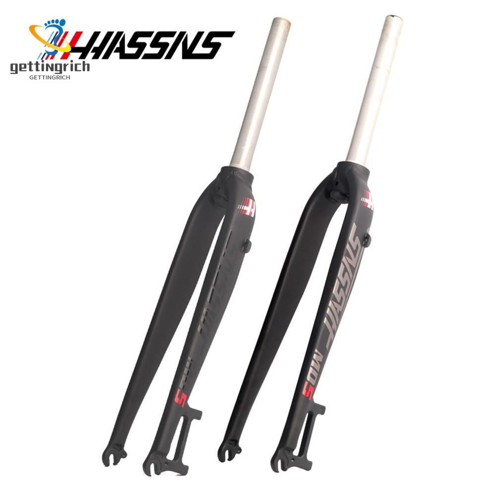 HASSNS Front Fork Aluminum Alloy Bicycle NonTapered Rigid Front Fork For Disc Brake 2627.529Er