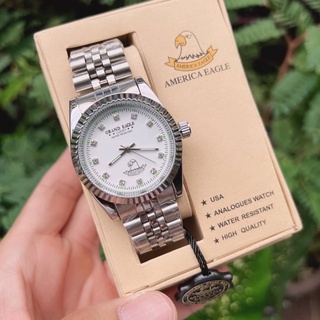 America eagle byMMTIME นาฬิกาแบรนด์แท้สินค้าพร้อมกล่องกันนำ้ขนาดนาฬิกา3.8cm