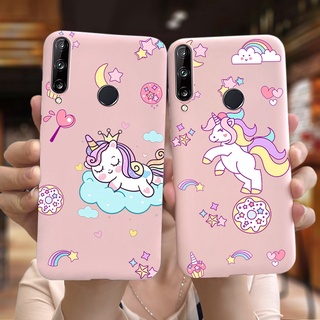 Huawei Y6P Y7P Y5P 2020 Y9 Prime 2019 เคสยูนิคอร์น เคสเคลือบด้าน บาง กันกระแทก เคส Huawei Y6S Y9S