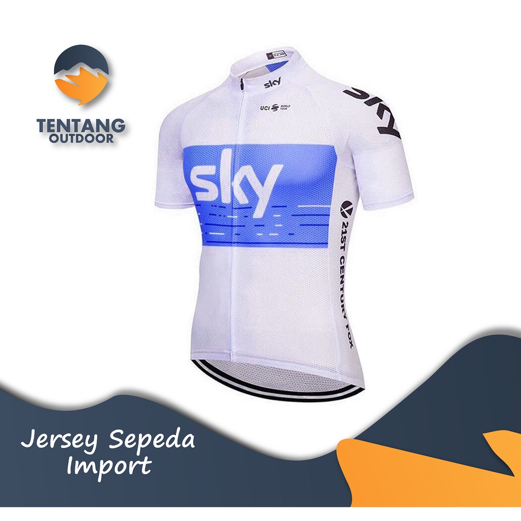 Sky Import Bike Jersey T004 Roadbike เสื้อยืดเสื้อจักรยาน