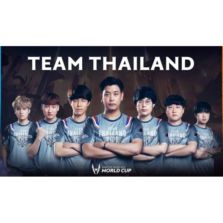 เสื้อแข่ง ROV world cup 2019 ทีมตัวแทนประเทศไทย