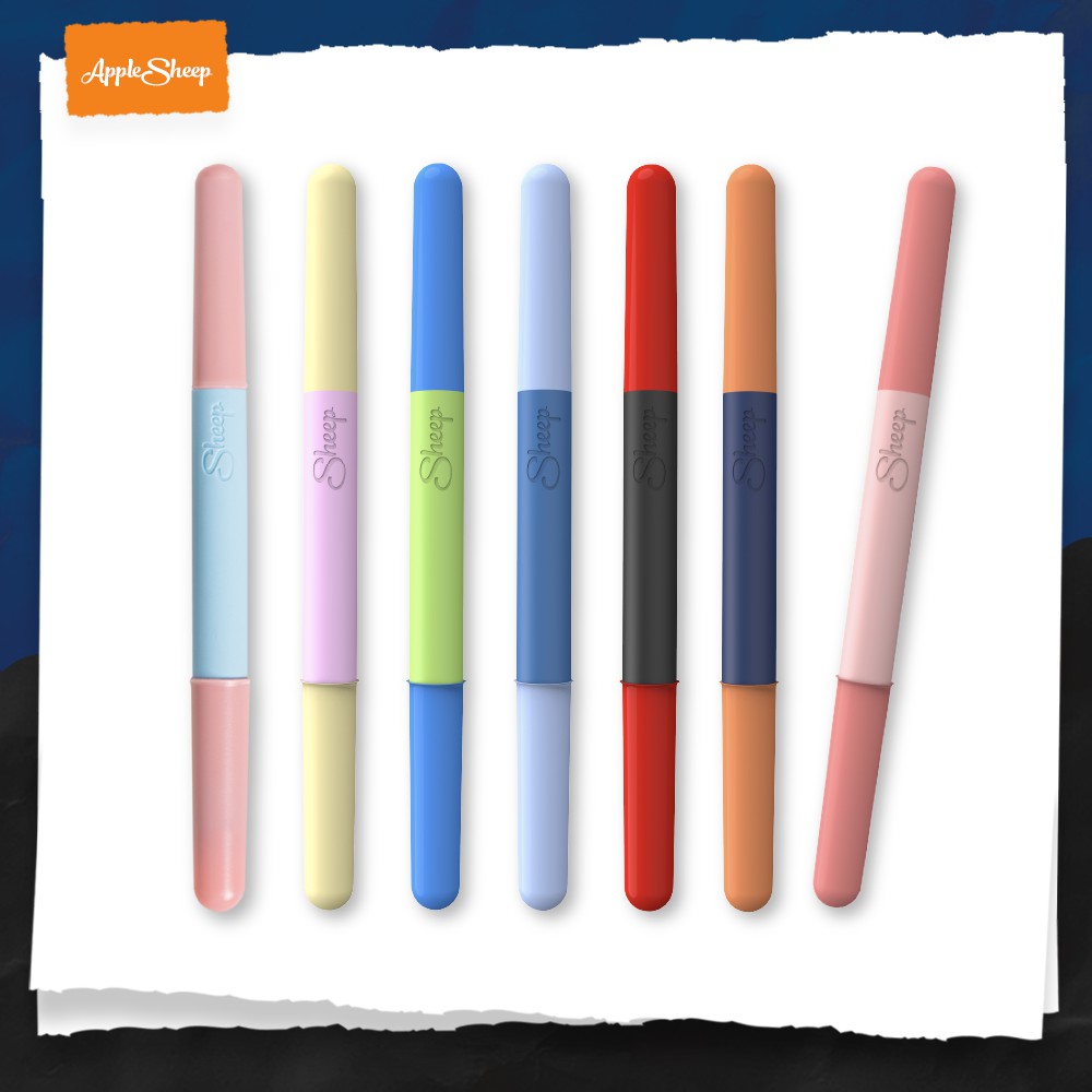 ปลอกปากกาสำหรับรุ่น [Wand] สำหรับ Pencil 1/2 จาก AppleSheep มีให้เลือก7สี พร้อมส่ง ส่งฟรีทั่วไทย