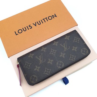 ของแท้ 100% ราคาดีที่สุด LV clemence zippy wallet