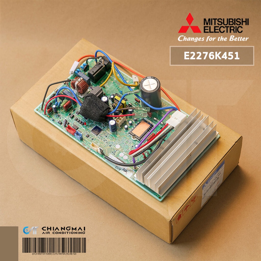 E2216A451 แผงวงจรแอร์ Mitsubishi Electric แผงบอร์ดแอร์ มิตซูบิชิ แผงบอร์ดคอยล์ร้อน รุ่น MUY-GN15VF-T1
