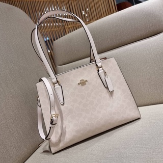 COACH C4075 TATUM CARRYALL IN SIGNATURE CANVAS