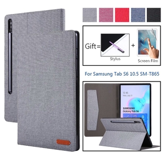 กรณี Samsung Galaxy Tab S6 10.5  Case T860 T865 Protective case  นิ้ว ฝาครอบป้องกัน ซองหนัง